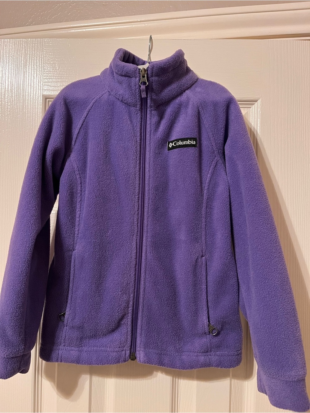 Columbia Girls' Lavender Full-Zip Fleece Jacket